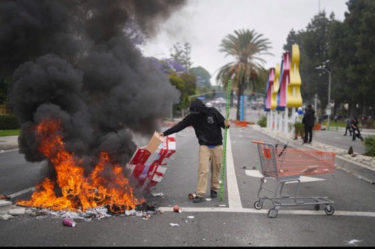 Violence and intimidation against federal law enforcement will be prosecuted to the fullest extent of the law. 

These violent rioters are fighting against LAW and ORDER.