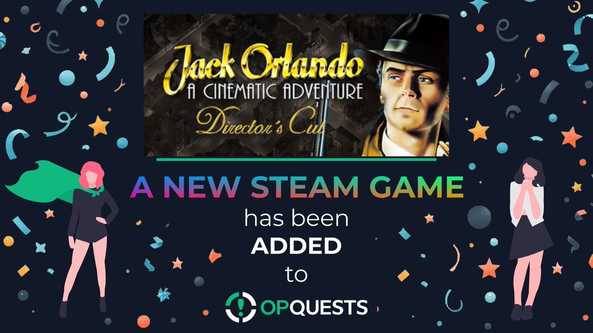 opquests's tweet image. We just added Jack Orlando: Director's Cut on opquests.com💚￼

￼✅Make sure to #claim it for free before it runs out!

￼✅Follow us to receive #updates on when we add the next batch of #free #Steam #games!

￼ 🎁🎁

 #giveaway #giveaways…