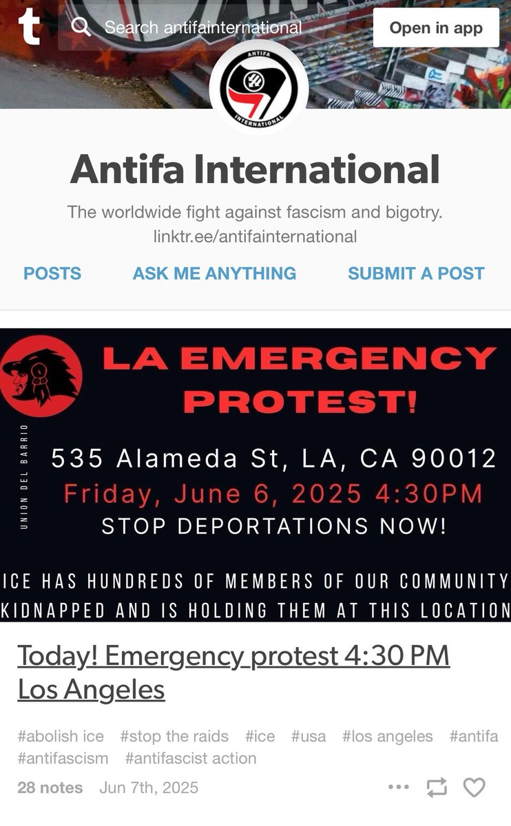 Log Home Mom and Dad (@loghomemomdad) on Twitter photo Why has Antifa not been declared a terrorist organization?
<a href="/KristiNoem/">Kristi Noem</a>
<a href="/realDonaldTrump/">Donald J. Trump</a>
<a href="/PeteHegseth/">Pete Hegseth</a> Why has Antifa not been declared a terrorist organization?
<a href="/KristiNoem/">Kristi Noem</a>
<a href="/realDonaldTrump/">Donald J. Trump</a>
<a href="/PeteHegseth/">Pete Hegseth</a>