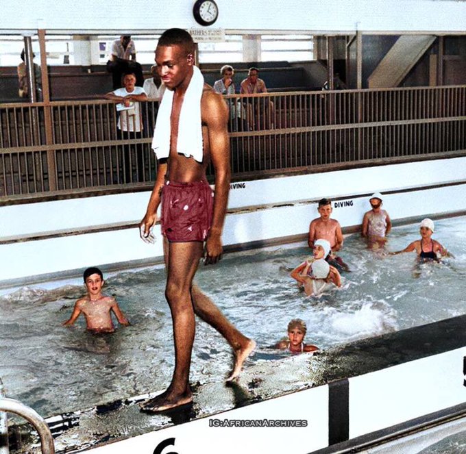 On this day in 1958, David Isom, 19, broke the color line in a Florida segregated public pool. It resulted in officials closing the facility.