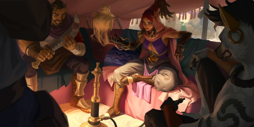 HouChina2's tweet image. Try to illustrate the previous desert girl. Can you read the story?