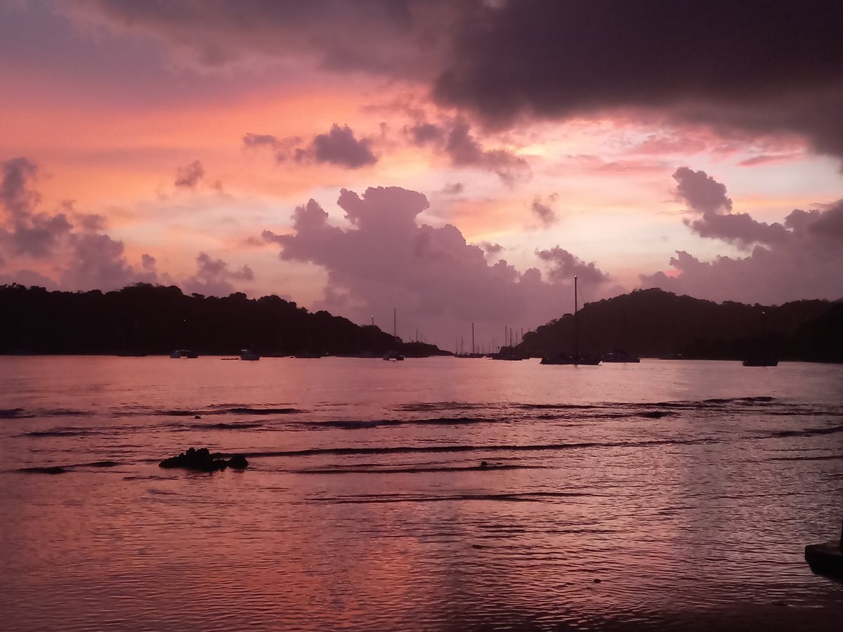 Un regalo de la naturaleza que nos dio al amanecer en la bahía de Puerto Lindo (Parque Nacional Portobelo, Costa Arriba, Colón)