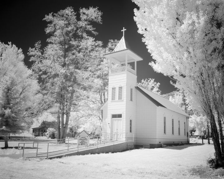 Art of the Day: "Eagleville Community Church Infrared". Buy at: ArtPal.com/tpeakphotos?i=…