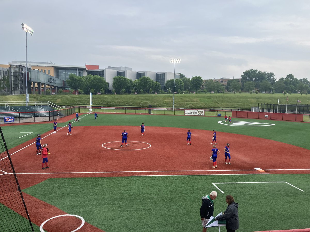 Patriots are on the field warming up.  First pitch scheduled for 11:12an