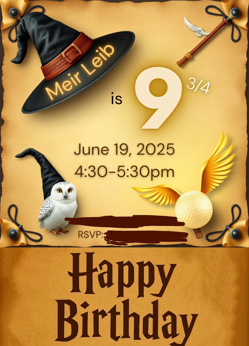 My Harry Potter-obsessed 3rd grader wants to spend his birthday with friends before our move, and the timing could not be more perfect!

Thank you <a href="/jk_rowling/">J.K. Rowling</a> for generations of magic! 🪄