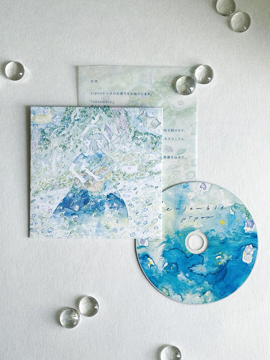 pipooのCDはある日、さんの個展で販売しています💿