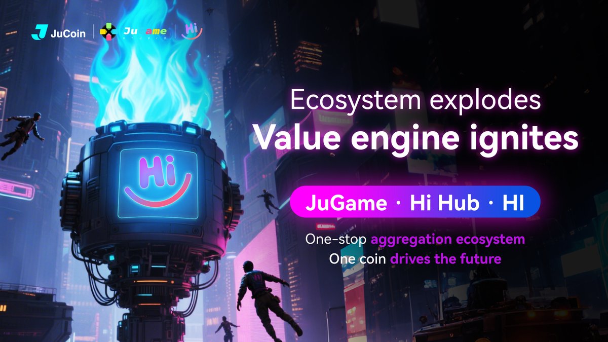 Ready to explore the next generation of Web3 games? 🎮🚀
Hi Hub is your gateway to early access, exclusive rewards, and curated GameFi experiences — all powered by Jucoin.

The future of gaming starts here.
👉 Follow us &amp; stay ahead.
#HiHub #Web3Gaming #GameFi #Jucoin