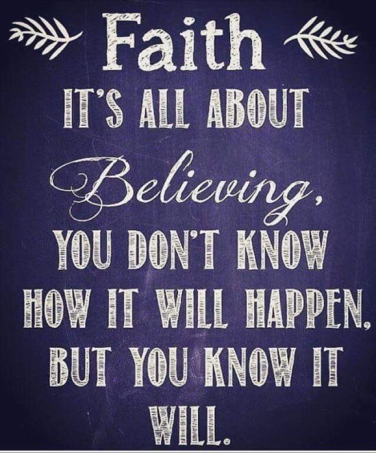 My faith grows stronger everyday because of all the promises God has fulfilled in my life… 😇