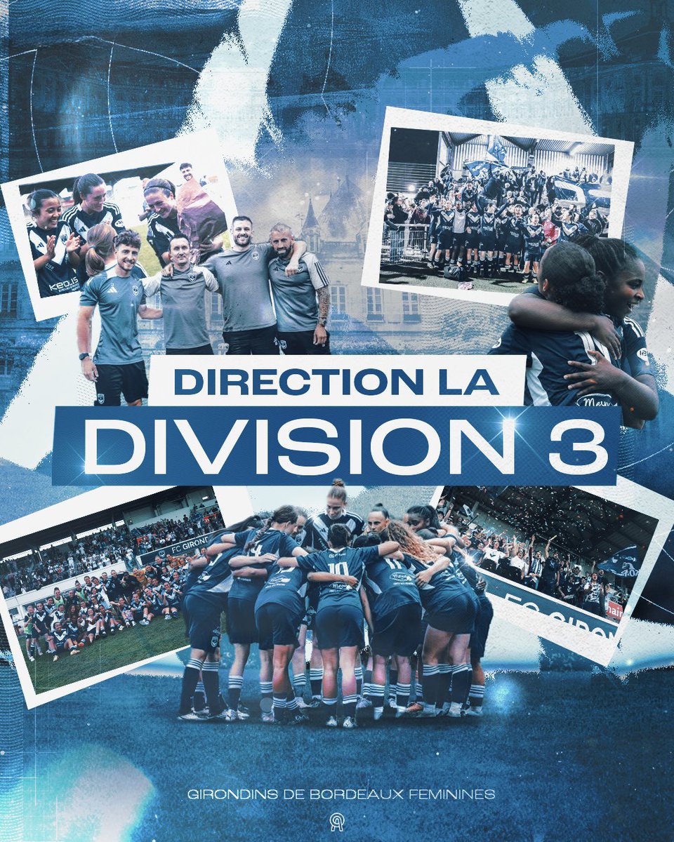 🚨 𝐎𝐅𝐅𝐈𝐂𝐈𝐄𝐋 : 𝐋𝐄𝐒 𝐆𝐈𝐑𝐎𝐍𝐃𝐈𝐍𝐒 𝐃𝐄 𝐁𝐎𝐑𝐃𝐄𝐀𝐔𝐗 𝐄𝐍 𝐃𝐈𝐕𝐈𝐒𝐈𝐎𝐍 𝟑 𝐅𝐄𝐌𝐈𝐍𝐈𝐍𝐄𝐒 ! ⚽️🔵⚪️

C’est avec une immense fierté que je vous annonce que le 𝐅𝐂 𝐆𝐢𝐫𝐨𝐧𝐝𝐢𝐧𝐬 𝐝𝐞 𝐁𝐨𝐫𝐝𝐞𝐚𝐮𝐱 𝐦𝐨𝐧𝐭𝐞 𝐞𝐧 𝐃𝟑 𝐩𝐨𝐮𝐫 𝐥𝐚 𝐬𝐚𝐢𝐬𝐨𝐧