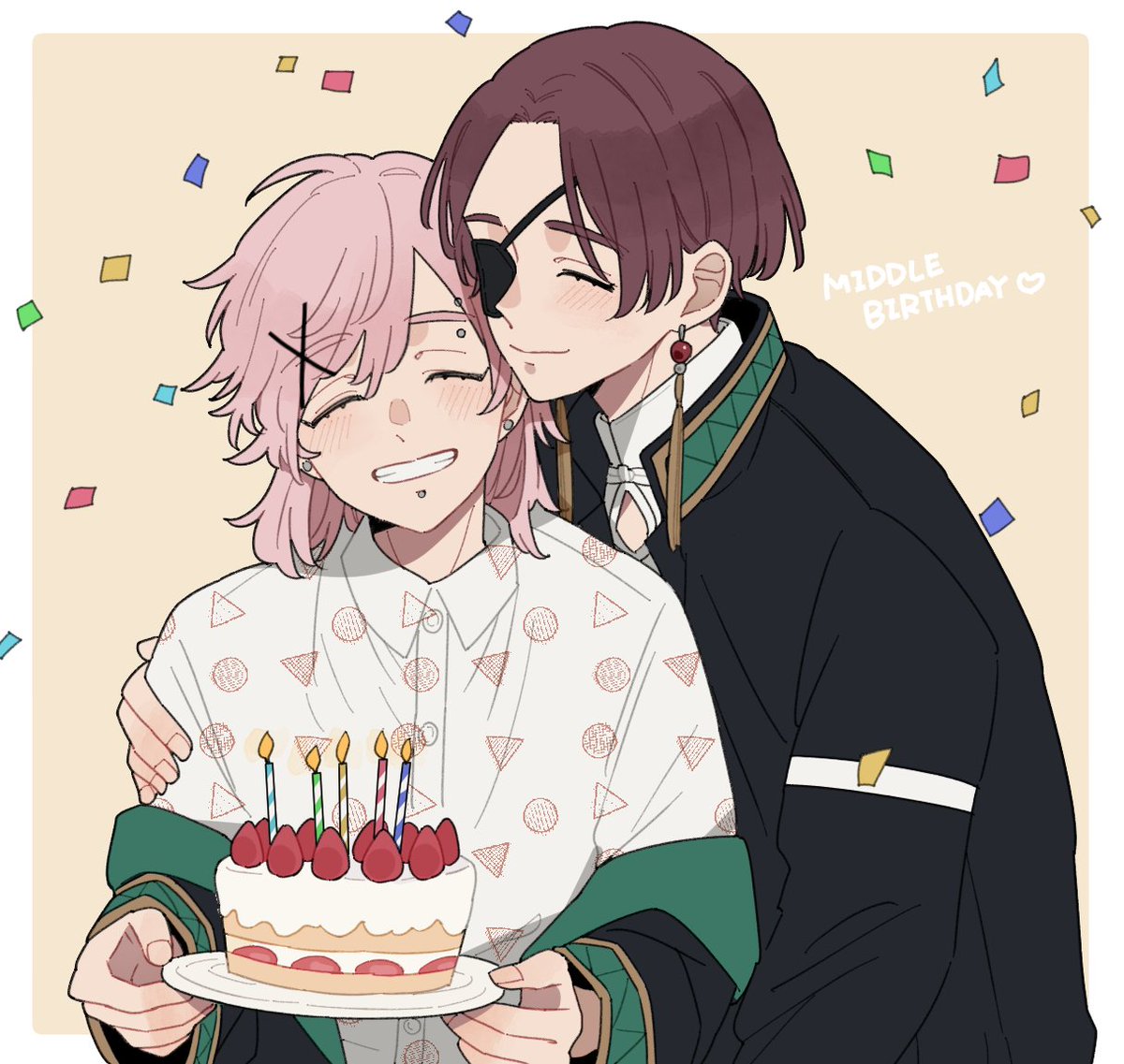 きりゅすお真ん中バースデー🎂