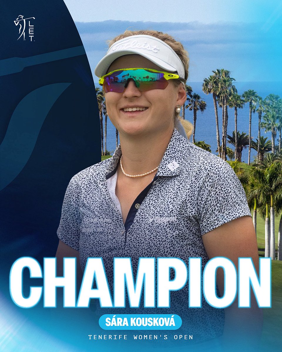 BACK-TO-BACK 🏆🏆

Sára Kousková wins the Tenerife Women’s Open to land her second consecutive victory!

#OpenTenerife