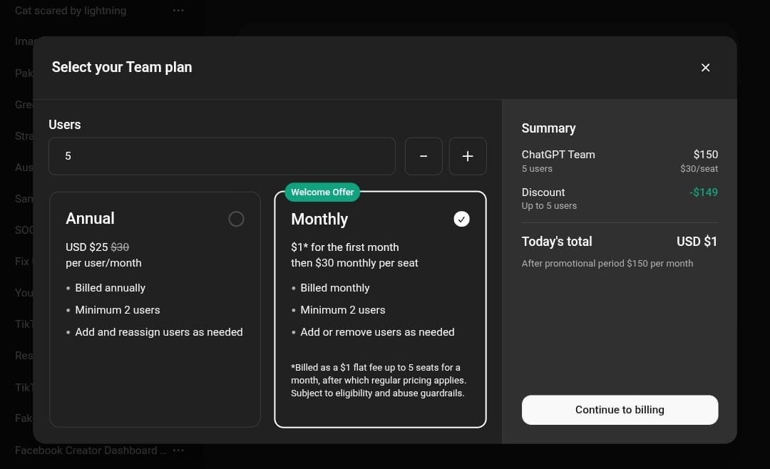 Login with USA VPN → open link → pay $1 (card or Germany VPN + PayPal) → go to settings → cancel subscription.

Link: shorturl.at/0YbmX