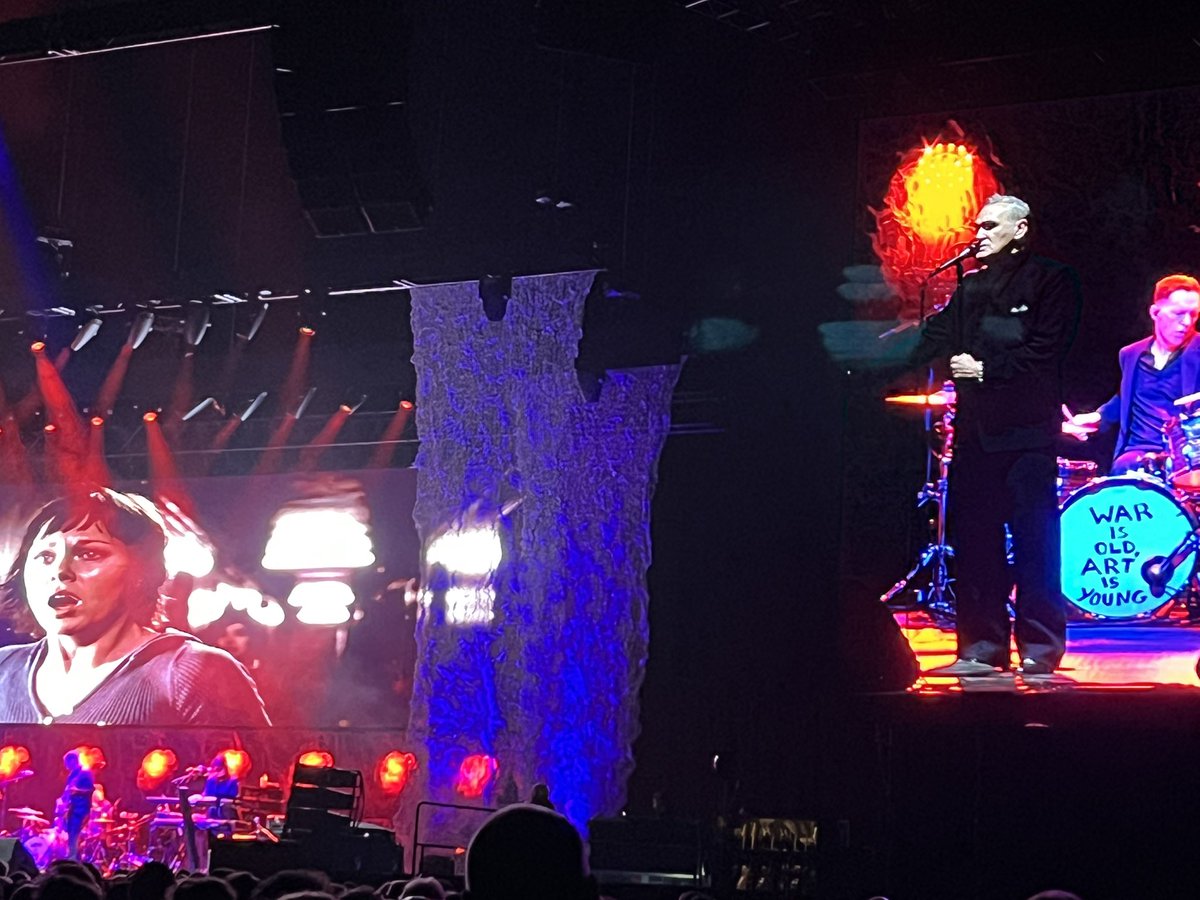 Fantastic Saturday night with #Morrissey at the coop
