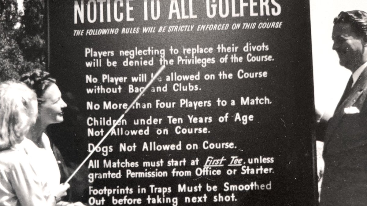 lil_dill's tweet image. Evidently consistency in capitalization was not a rule for golfers.