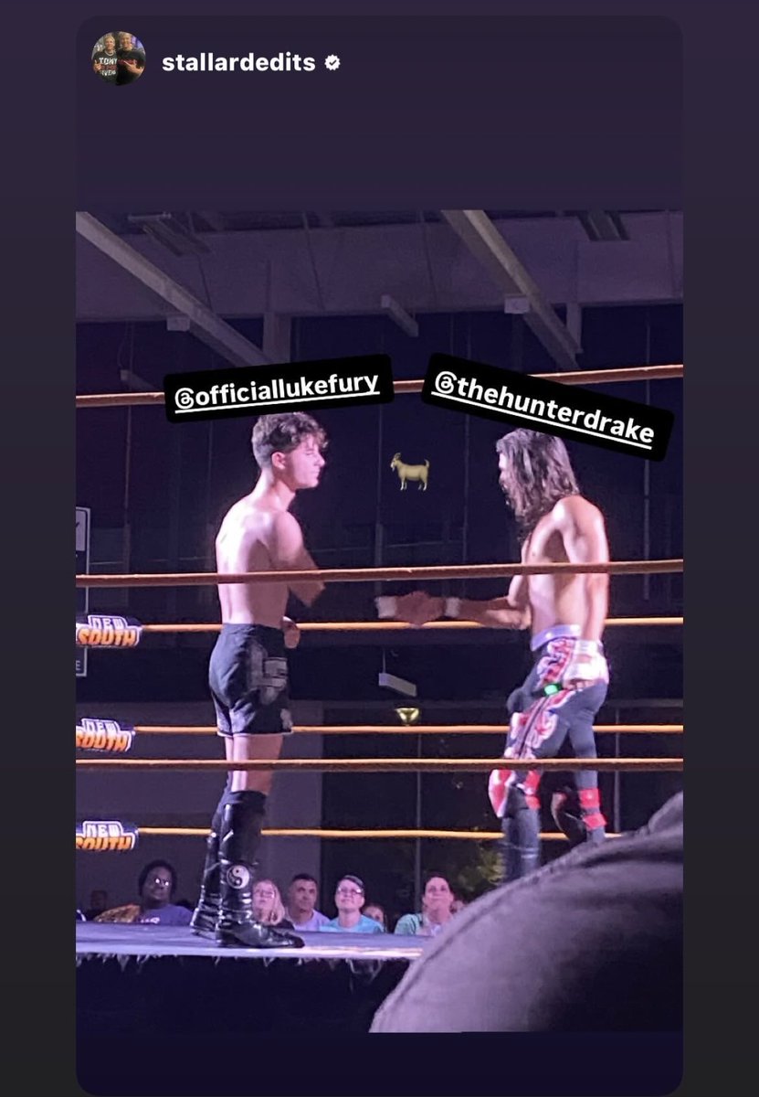 Thelukefury's tweet image. Alabama debut ✅

Thank you @NewSouth_PW &amp;amp; @the_hunterdrake 

I’m grateful and fired up for the rest of this year, LFG

#WWENXT #WWELFG #BESTINTHESOUTH #AEWDynamite
