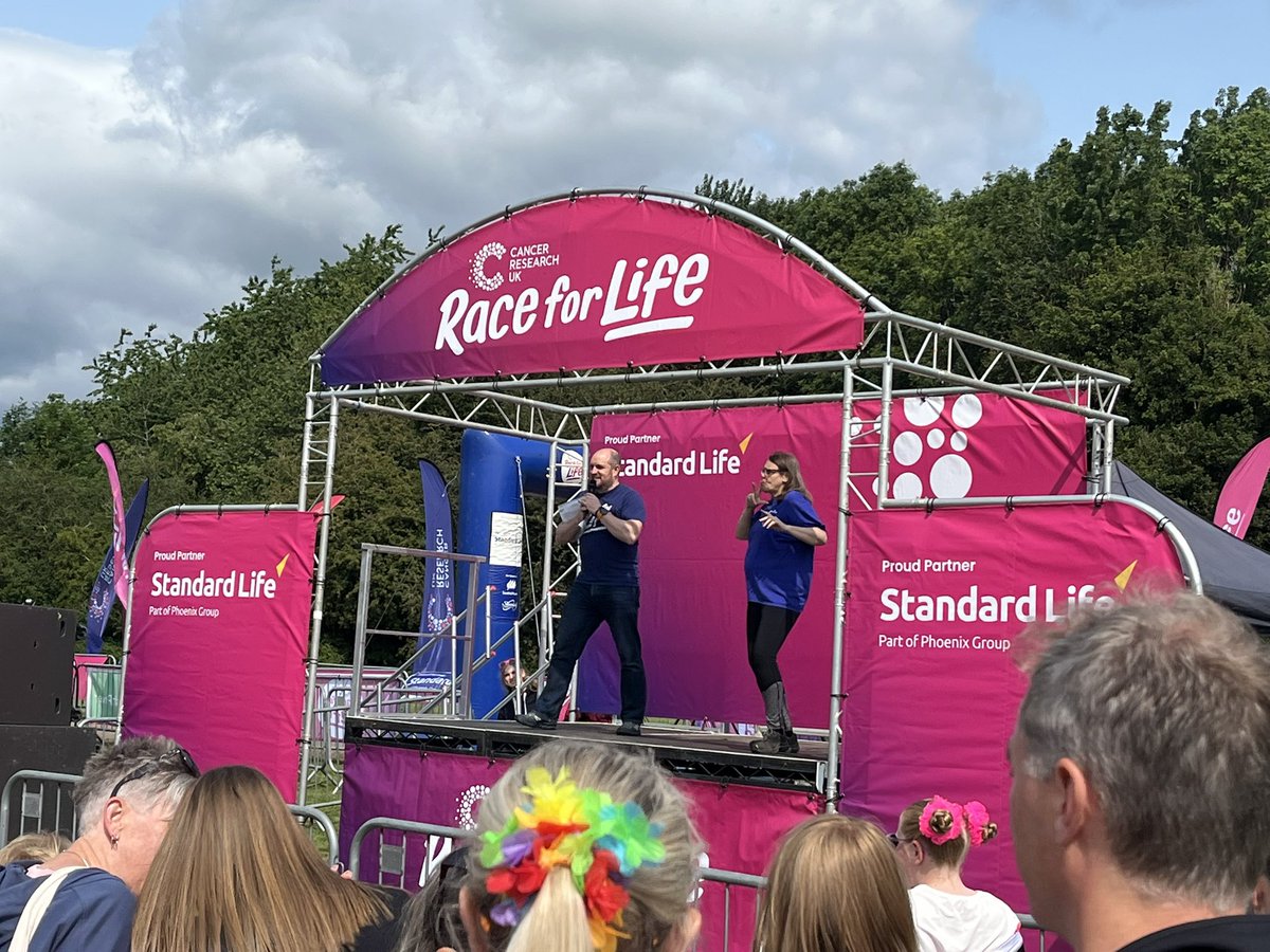 Christopher Bloore (@chrisbloore) on Twitter photo About to blow the horn with Tilly to start the Redditch <a href="/CR_UK/">Cancer Research UK</a> <a href="/raceforlife/">Race for Life</a> 🏃♀️
So many local people walking, jogging and running for their loved ones ❤️
Over £50,000 already raised 💷 About to blow the horn with Tilly to start the Redditch <a href="/CR_UK/">Cancer Research UK</a> <a href="/raceforlife/">Race for Life</a> 🏃♀️
So many local people walking, jogging and running for their loved ones ❤️
Over £50,000 already raised 💷