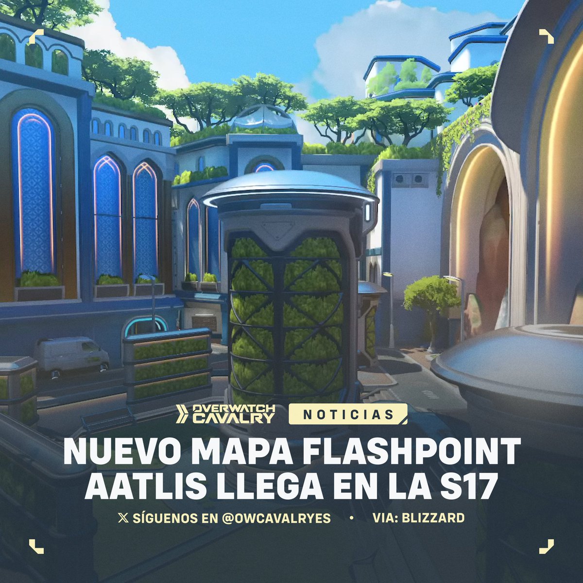 Prepárate para viajar a Marruecos en #Overwatch2 🇲🇦

Entra en el nuevo mapa Flashpoint, Aatlis, en la Temporada 17. Blizzard ha aplicado cambios clave de mapas Flashpoint anteriores para mejorar la navegación, los combates por objetivos y los puntos de estrangulamiento.