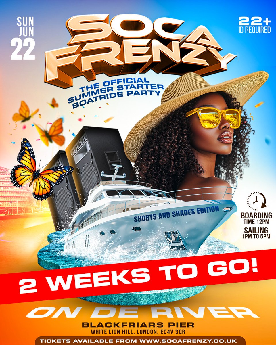 Soca Frenzy On De River June 14th 2026 tweet media