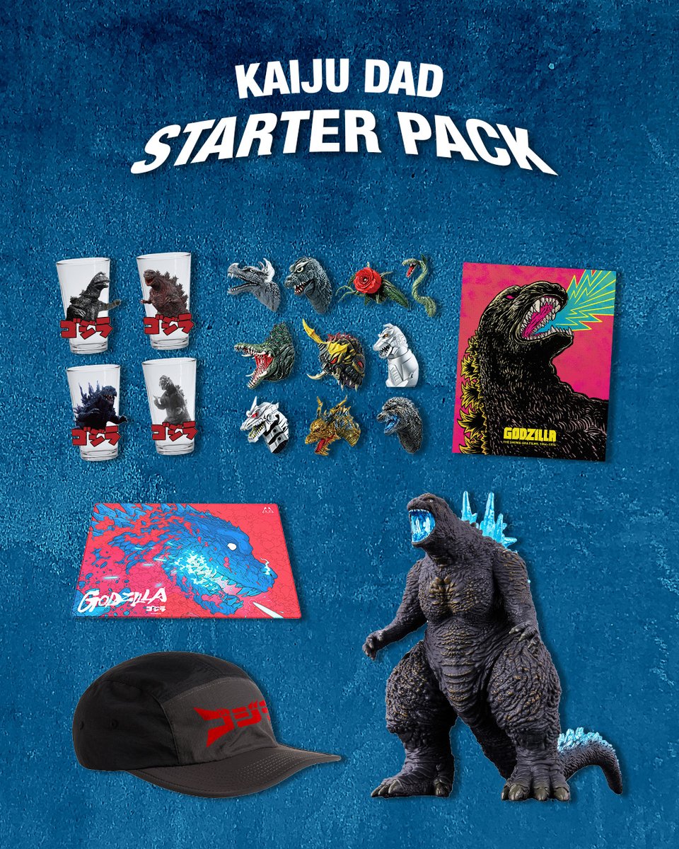 GodzillaS_US's tweet image. King of the Puns, Grill Monster, or Thermostat Titan
Whatever you call him, suit him up with the Kaiju Dad Starter Pack 👑
Shop now: ow.ly/yVc050W1jpJ