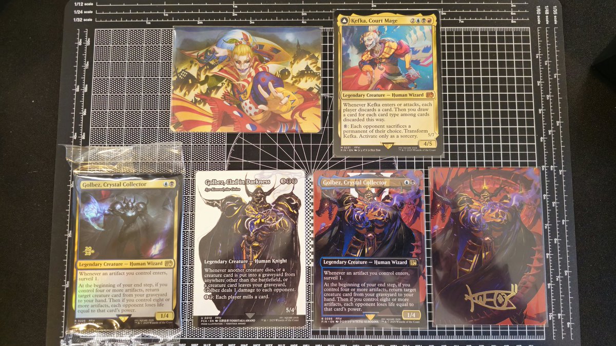 on the bright side, my regular bundle and booster box blessed me with Golbez (plus the one from prerelease) and a few of Kefka.

#MTGxFINALFANTASY