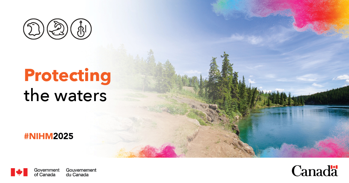 GovCanNorth's tweet image. June 8 is #NationalRiversDay.
Many rivers in Canada have Indigenous names reflecting local languages and meanings. 🌊
Discover them all! ⬇️
maps.canada.ca/stories/storym…
#NIHM2025