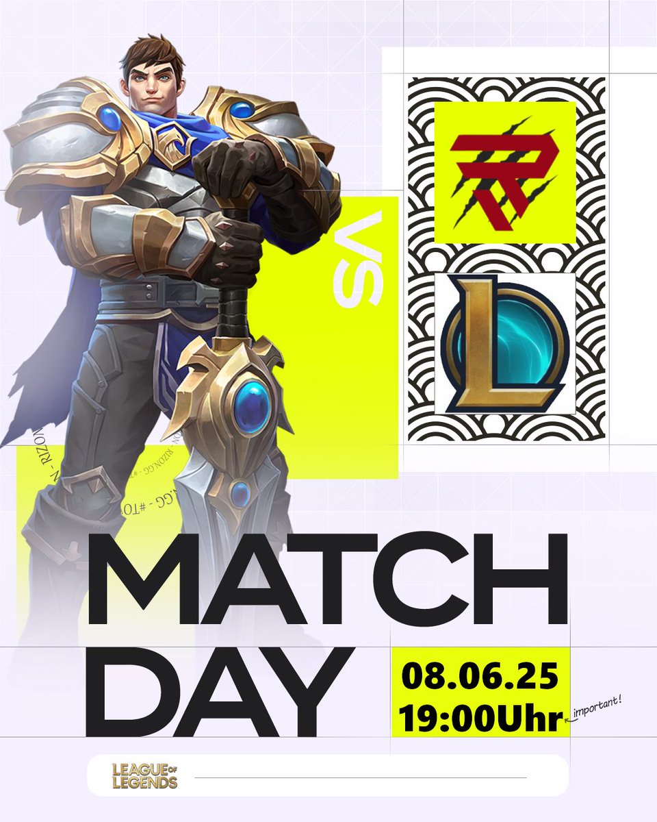 RIZON (@rizondotgg) on Twitter photo Heute gehts rein in die <a href="/PrimeLeague/">Die Techniker Prime League</a>
🦺🦺🦺🦺
🆚 #NoOrga
⏰ 19:00 Uhr
📺 ttv/rizonesports
#tothehoRIZON Heute gehts rein in die <a href="/PrimeLeague/">Die Techniker Prime League</a>
🦺🦺🦺🦺
🆚 #NoOrga
⏰ 19:00 Uhr
📺 ttv/rizonesports
#tothehoRIZON