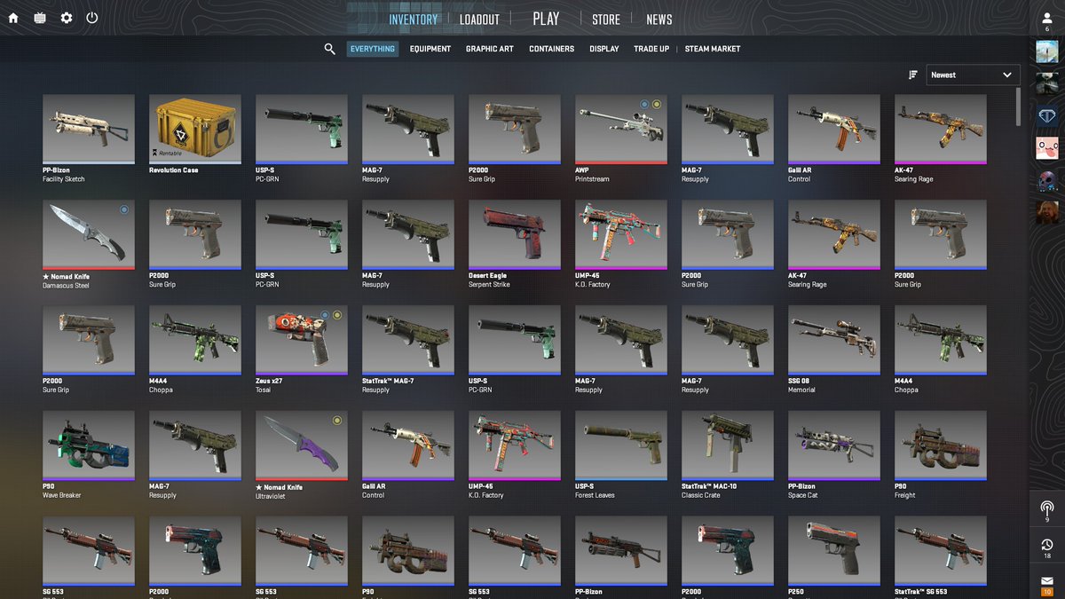 SebbstaLadder's tweet photo. Opened 2 nomads with only 19 cases inbetween! #CS2 https://t.co/LlCfWXJbS9