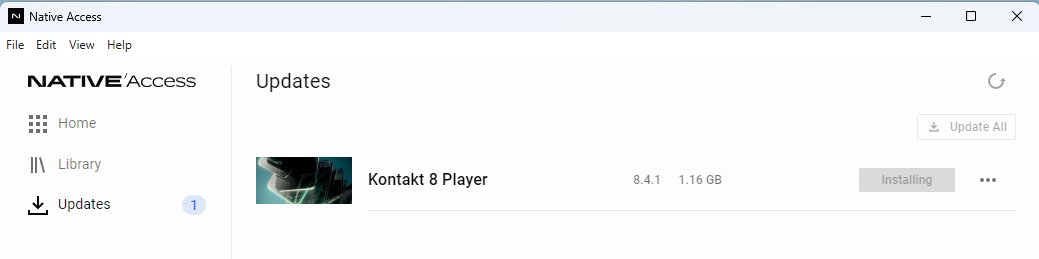 Strick_heldin's tweet image. For all users of Native Instruments' Maschine: A new version of the Kontakt 8 Player has been released. Install via Native Access, as usual.
#Kontakt #Maschine #update #nativeinstruments