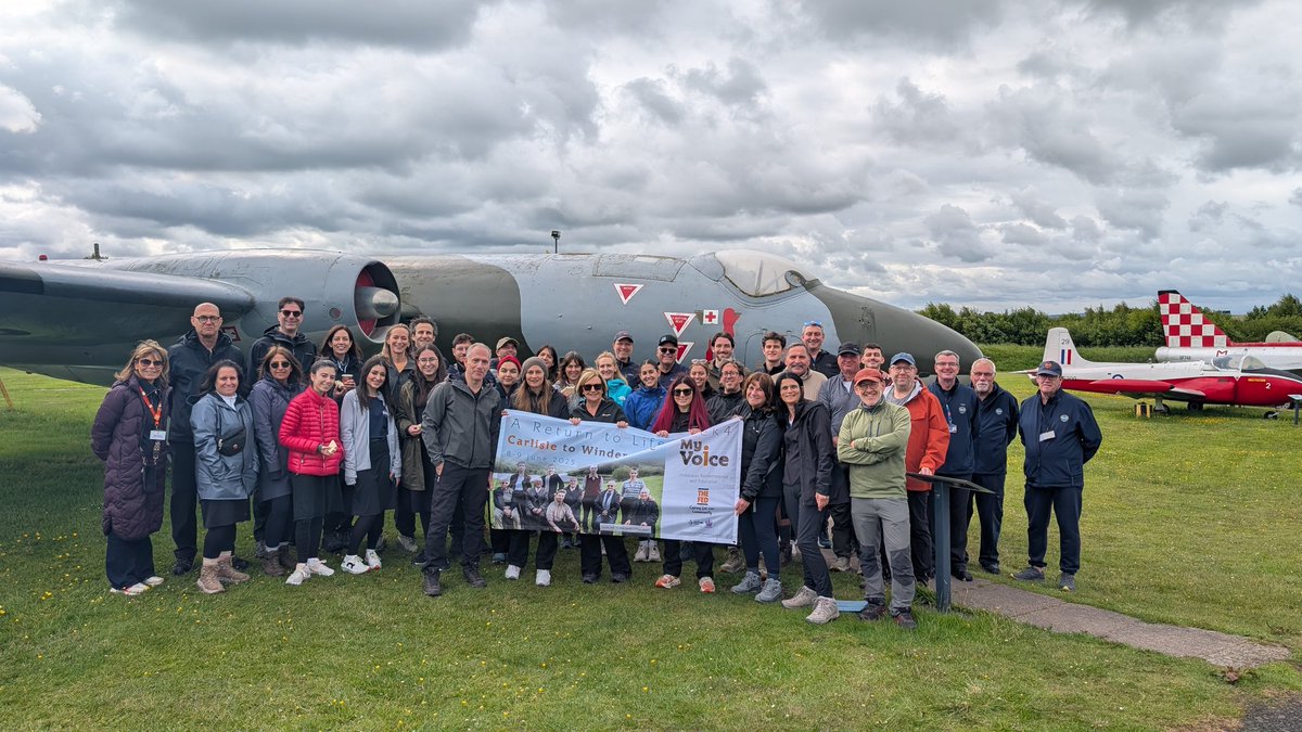 MyVoice  Fundraising Trek 2025

A hugely emotional start at Carlisle Airport where The Boys arrived 80 years ago on their way to Windermere and began their journey back to life after surviving the horrors of the Holocaust. 

Please support the My Voice project and individual