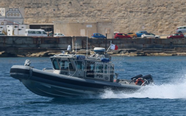 Shipguru's tweet image. #armedforcesofmalta #Defenderclass #Rhib #P06 #leaving #Marsamxettharbour, #Malta - 05.06.2025 - maltashipphotos.com - NO PHOTOS can be used or manipulated without our permission @key2med @Gibdan1 @med_shipSpotter @WarshipsIFR @worldshipsoc @Rich_Ships @ShipsInPics @ShipNews