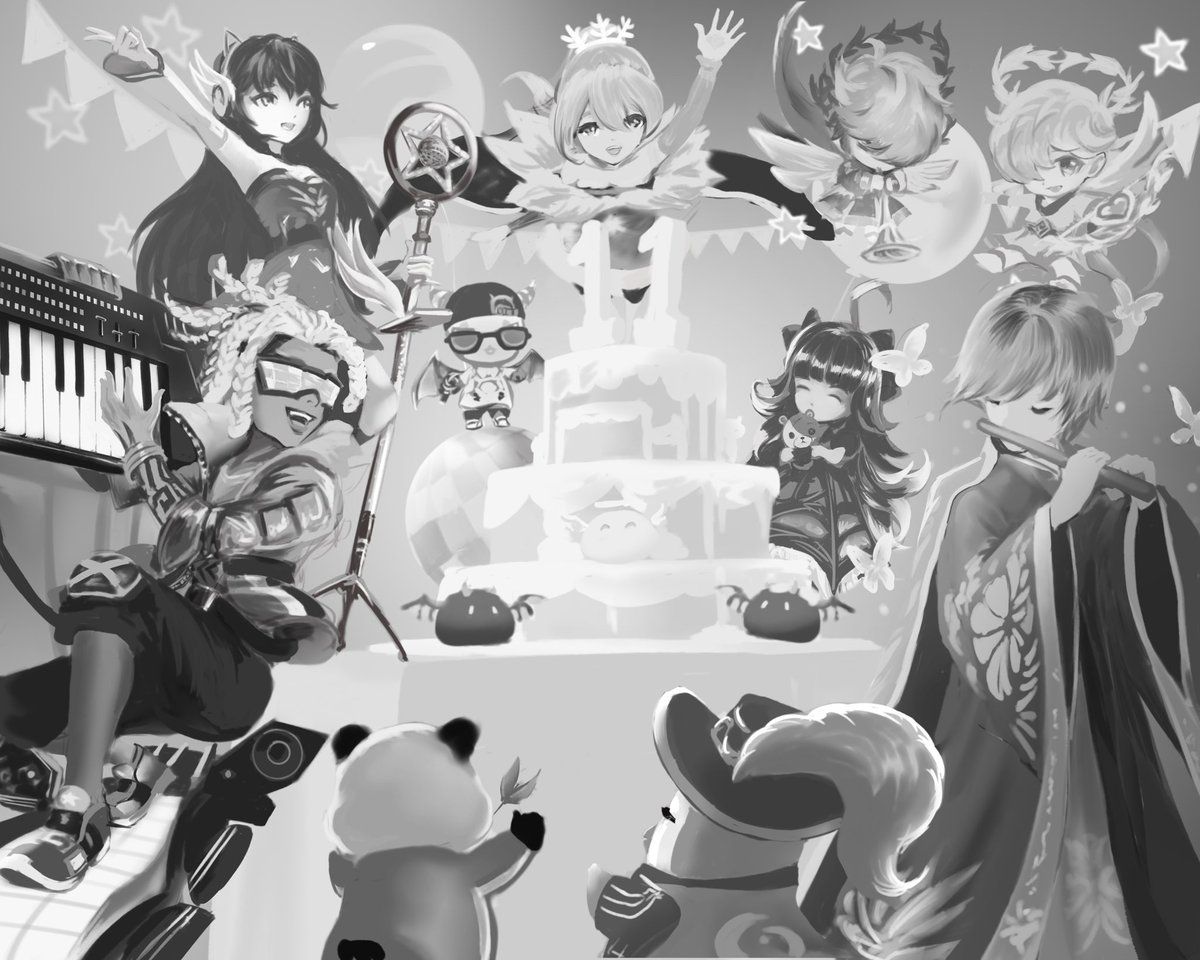 KNanDraw's tweet image. Happy 11th year Anniversary @summonerswarapp !!!

I’ve been playing this game since 2015. As my kids grew older, they’ve started watching me play as well. The cute aesthetic of the game characters really drew them in and they have grown attached to my favorite monsters. My son…