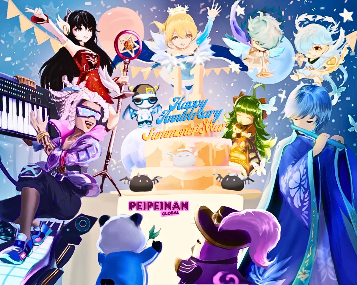 KNanDraw's tweet image. Happy 11th year Anniversary @summonerswarapp !!!

I’ve been playing this game since 2015. As my kids grew older, they’ve started watching me play as well. The cute aesthetic of the game characters really drew them in and they have grown attached to my favorite monsters. My son…
