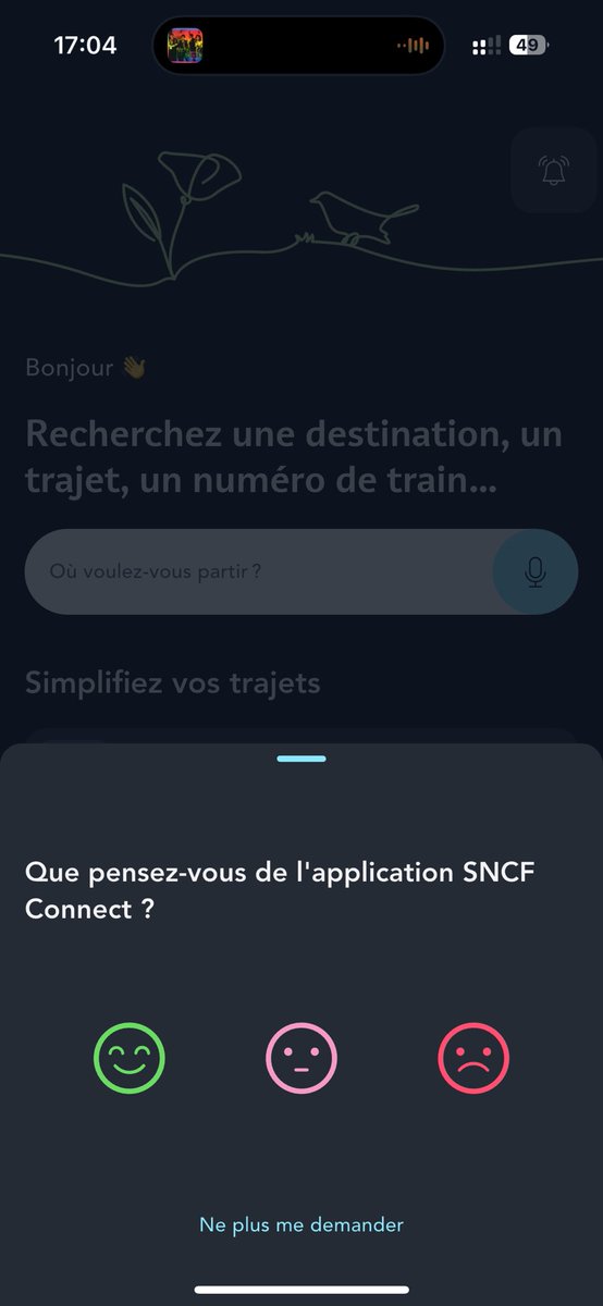 MyServer_42's tweet photo. 🤣 @SNCFConnect il vous faut vraiment un sondage pour confirmer que votre app est une vraie daube ? Comme quoi à la @GroupeSNCF le ridicule ne tue pas. Heureusement qu’il y a @trenitalia_fr. Eux aux mois ils savent faire fonctionner le service, leur app avec des tarifs normaux. https://t.co/ceqOsd8LZ1