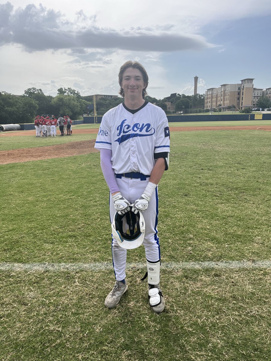 ✭Five Tool Texas✭ (@fivetooltexas) on Twitter photo F: <a href="/IconBaseball_TX/">Icon Baseball_Texas</a> Mason 10, Offseason Baseball 17U Wardell 0
PoG: <a href="/LandonWilley15/">Landon Willey</a> 2-2, 2B, 3B, 3RBI, 2R F: <a href="/IconBaseball_TX/">Icon Baseball_Texas</a> Mason 10, Offseason Baseball 17U Wardell 0
PoG: <a href="/LandonWilley15/">Landon Willey</a> 2-2, 2B, 3B, 3RBI, 2R