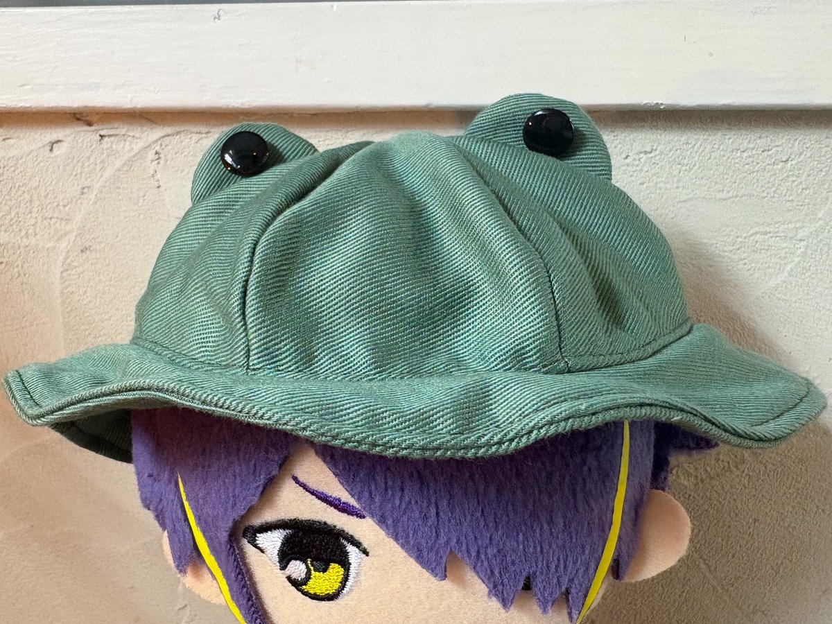 chikichikifarm's tweet photo. 今年のお誕生日服はかえる探検隊(？)です🐸
こだわりポイントは粘土でちまちま作ったワッペンもどきたち♪
🌟も忍ばせたよ〜 https://t.co/dr6ZVI8b3A