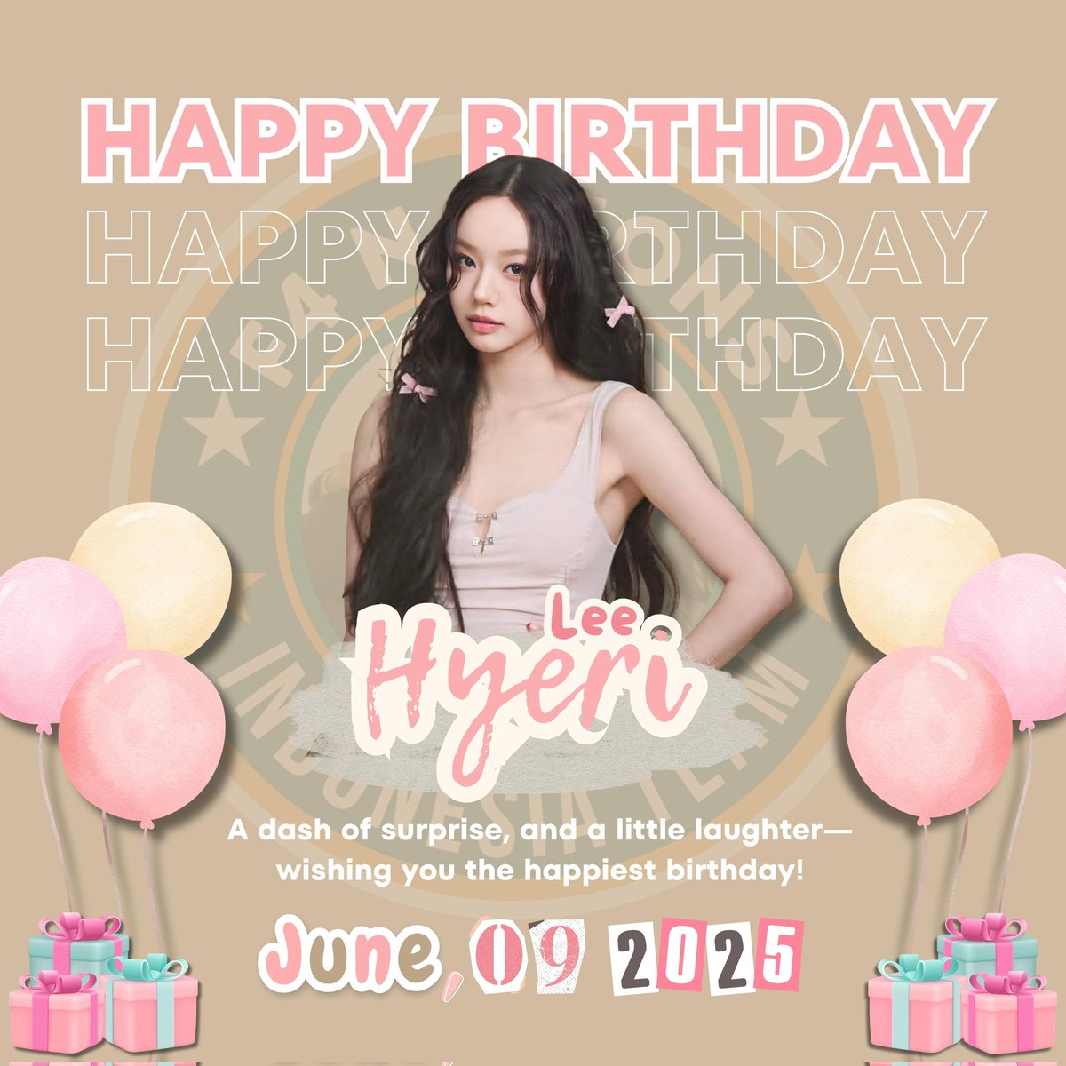 🎉 HAPPY BIRTHDAY <a href="/hyeriherihey/">이혜리</a> #LeeHyeri 

Doa yang terbaik untuk mu! Semoga di hari-hari yang berikutnya akan selalu datang kebaikan. Selamat bertambah umur yang ke-31 Tahun💙 

#LeeHyeri 09 June 2025🥳