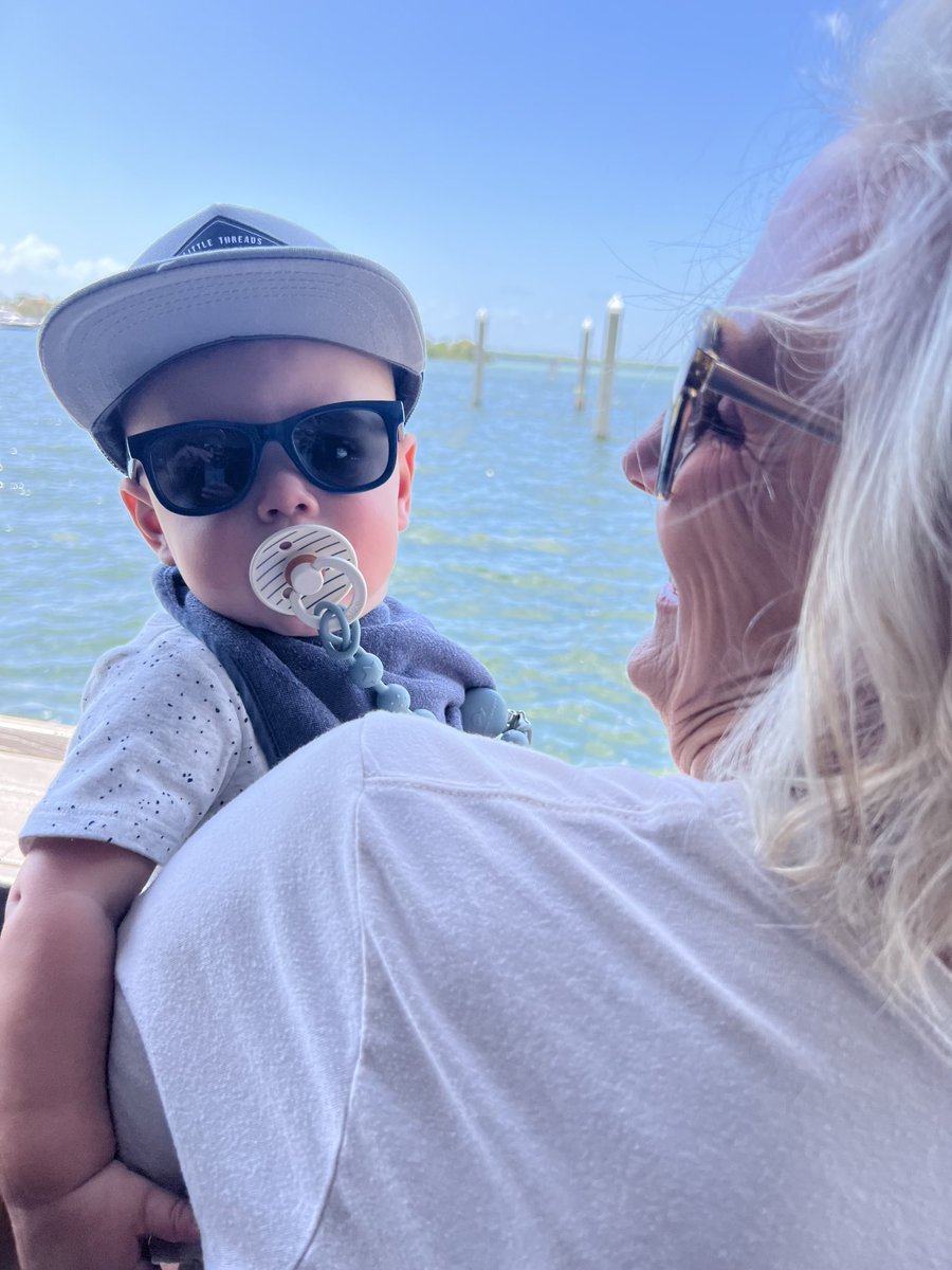 Brunch on Tampa Bay with Big Dawg Tate. #HulaBay #FloridaLife #Grandbaby Life #SunshineSunday