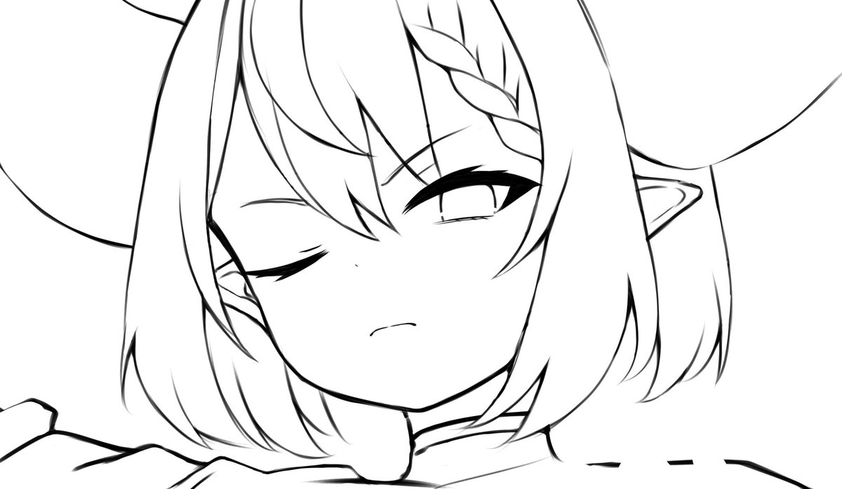 全然投稿出来てないので線画を出してみる。