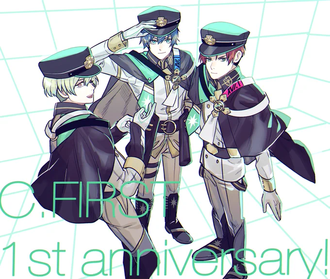 クラファ周年お祝い絵4枚になった記念 これからも君たちの進む未来をどこまでも見守らせてください