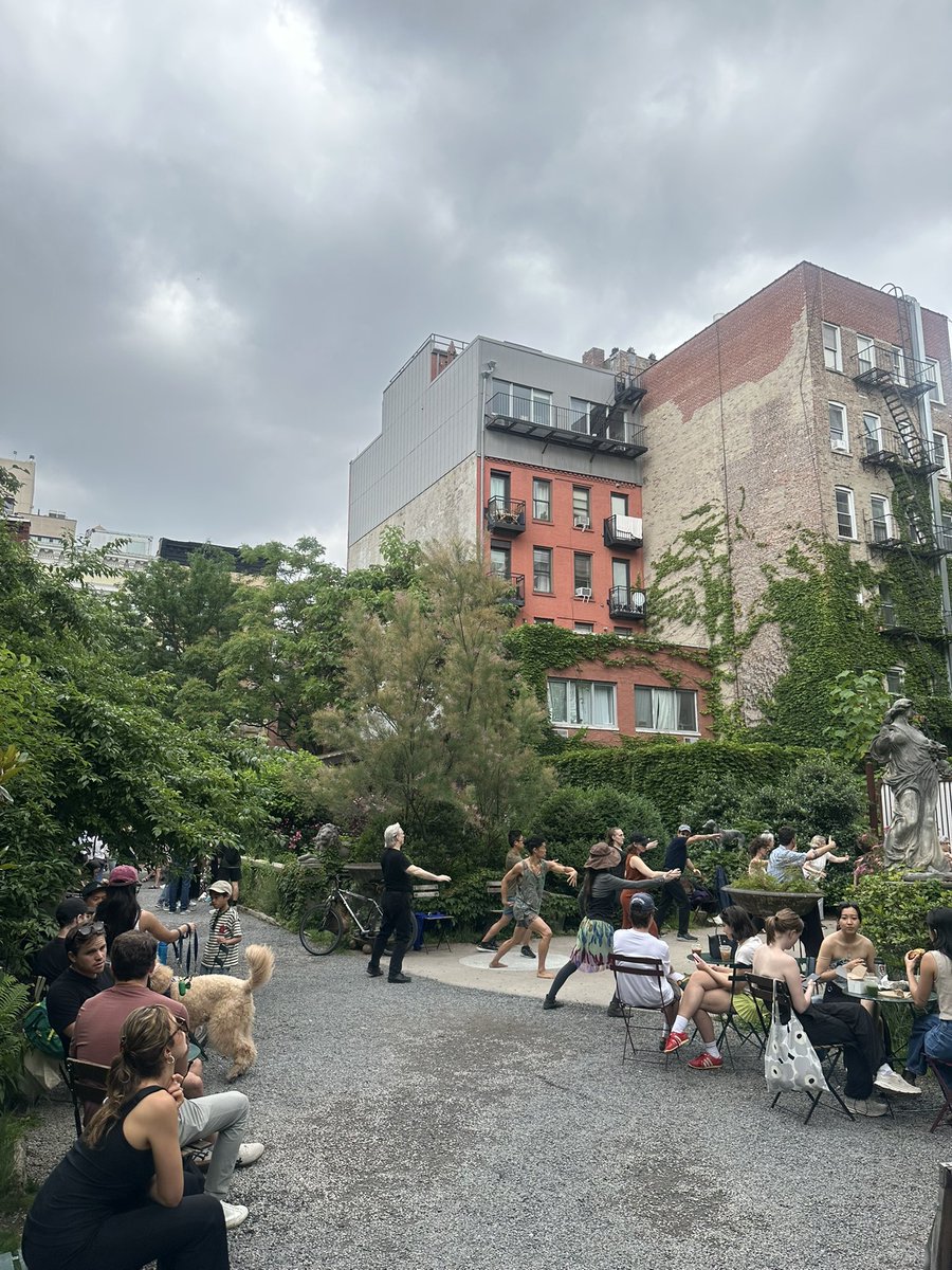 Elizabeth Street Garden today 
Tai chi is every Sunday at 10:30 am