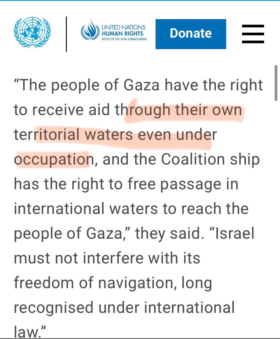 Islam And Lyfe (@islamandlyfe) on Twitter photo <a href="/GazaFFlotilla/">Freedom Flotilla Coalition</a> <a href="/ICBSOFGAZA/">ICBSG | اللجنة الدولية لكسر الحصار عن غزة</a> <a href="/USBOATTOGAZA/">US BOAT TO GAZA</a> <a href="/CanadaBoatGaza/">Canada Boat to Gaza</a> <a href="/ShiptoGazaSE/">Ship to Gaza Sweden</a> <a href="/PSA_SouthAfrica/">Palestinian Solidarity Alliance</a> <a href="/thiagoavilabr/">Thiago Ávila | Gaza Freedom Flotilla</a> <a href="/PFPalestine/">Plateforme Palestine</a> <a href="/GretaThunberg/">Greta Thunberg</a> <a href="/mycarehq/">MyCARE</a> By law, Gaza has the right to receive aid through their own territorial waters.
The Israel Defence Minister is using baseless claims to justify their threats of attacking the Madleen by "any measures necessary."
No credible evidence exists to prove that Hamas is a terrorist <a href="/GazaFFlotilla/">Freedom Flotilla Coalition</a> <a href="/ICBSOFGAZA/">ICBSG | اللجنة الدولية لكسر الحصار عن غزة</a> <a href="/USBOATTOGAZA/">US BOAT TO GAZA</a> <a href="/CanadaBoatGaza/">Canada Boat to Gaza</a> <a href="/ShiptoGazaSE/">Ship to Gaza Sweden</a> <a href="/PSA_SouthAfrica/">Palestinian Solidarity Alliance</a> <a href="/thiagoavilabr/">Thiago Ávila | Gaza Freedom Flotilla</a> <a href="/PFPalestine/">Plateforme Palestine</a> <a href="/GretaThunberg/">Greta Thunberg</a> <a href="/mycarehq/">MyCARE</a> By law, Gaza has the right to receive aid through their own territorial waters.
The Israel Defence Minister is using baseless claims to justify their threats of attacking the Madleen by "any measures necessary."
No credible evidence exists to prove that Hamas is a terrorist