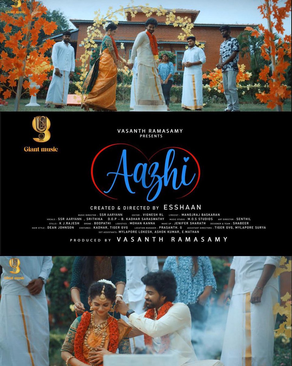 AAZHI music video out now🎶🙌

youtu.be/QyzplPDSzzo?si…

For more latest songs &amp; videos, subscribe 👉 youtube.com/giantmusicindia 

© 2025 Giant Music India @giantmusicofficial

#Aazhi #GiantMusicIndia #IndependentAlbumSong #MusicVideo #Tamil #Love
