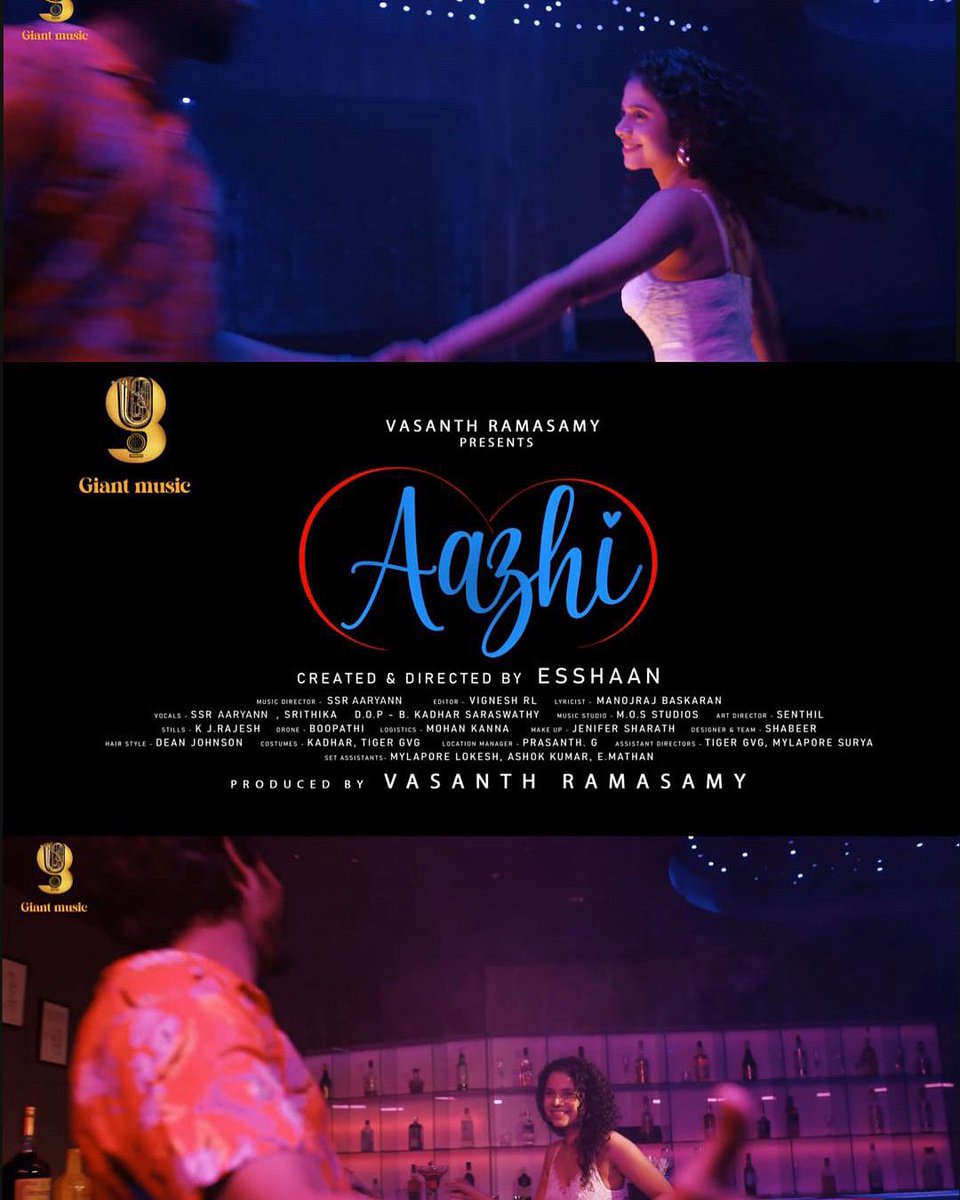 AAZHI music video out now🎶🙌

youtu.be/QyzplPDSzzo?si…

For more latest songs &amp; videos, subscribe 👉 youtube.com/giantmusicindia 

© 2025 Giant Music India @giantmusicofficial

#Aazhi #GiantMusicIndia #IndependentAlbumSong #MusicVideo #Tamil #Love