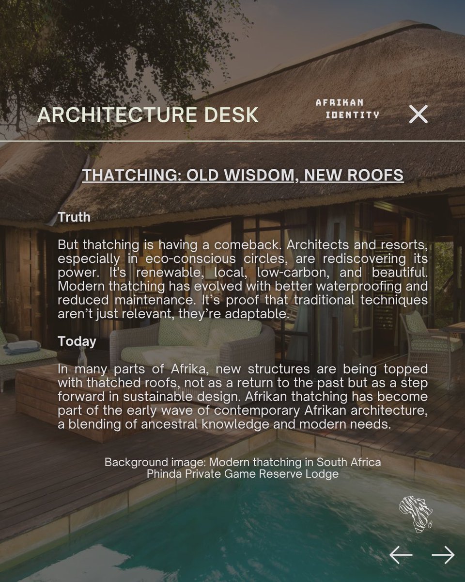 AfrikanIdentity's tweet image. #DesignWithNature #FutureOfAfrika #IndigenousWisdom #EcoDesign