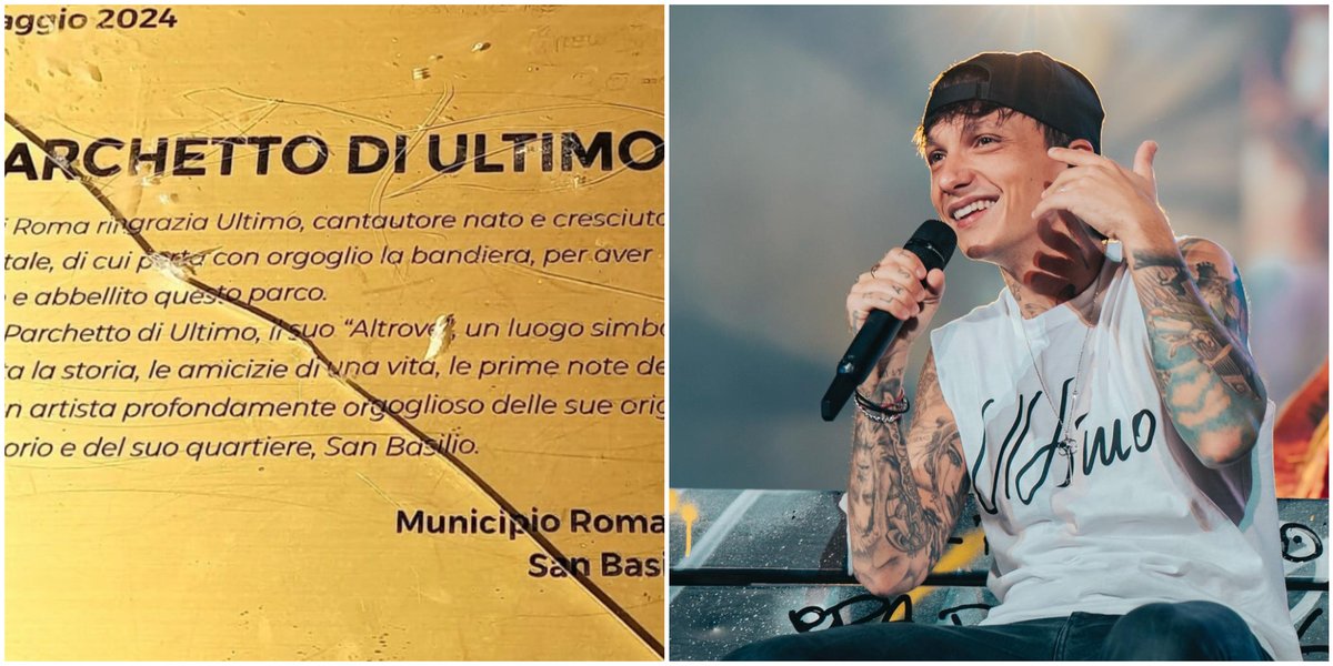 Andrea Conti ⚡️ (@ilcontiandrea) on Twitter photo Vandali spaccano la targa dedicata a Ultimo nel parco del suo quartiere a Roma. Il Comune assicura: “Sarà immediatamente ripristinata. Vicinanza all’artista” <a href="/FQMagazineit/">FQMagazine</a> ilfattoquotidiano.it/2025/06/08/van… via <a href="/fattoquotidiano/">Il Fatto Quotidiano</a> Vandali spaccano la targa dedicata a Ultimo nel parco del suo quartiere a Roma. Il Comune assicura: “Sarà immediatamente ripristinata. Vicinanza all’artista” <a href="/FQMagazineit/">FQMagazine</a> ilfattoquotidiano.it/2025/06/08/van… via <a href="/fattoquotidiano/">Il Fatto Quotidiano</a>