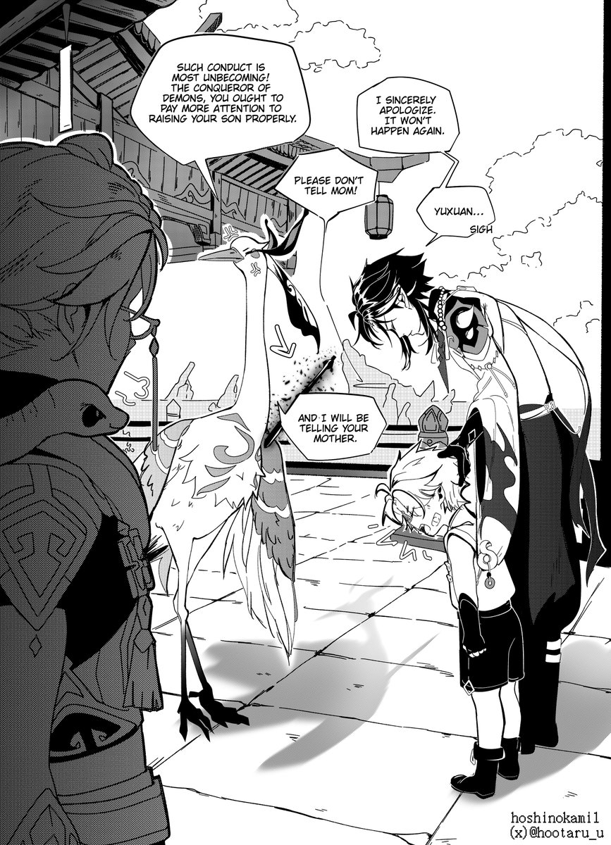 Yuxuan's first training session🐣

#Xiao and Yuxuan + #Xianyun + #Baizhu