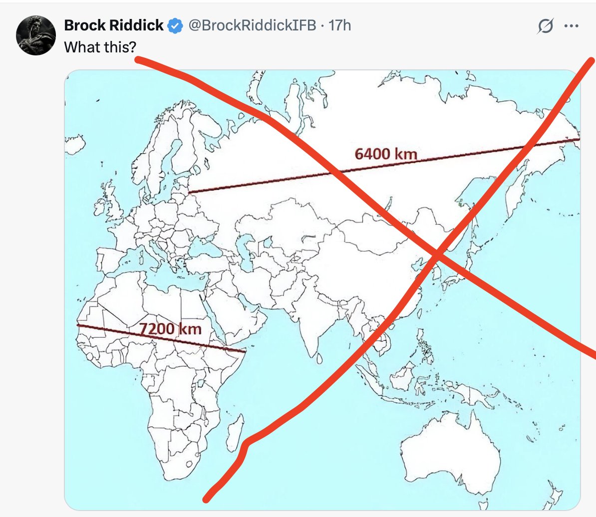 TechTranslate_G's tweet image. Dear Flat Earthers,
1. To create a 2D map from a globe, a projection is required, and all projections have distortions.
2. The shortest distance on Earth’s surface between these two points is basically correct, but this path would crosses the Arctic Sea (on the right).
3. On your…