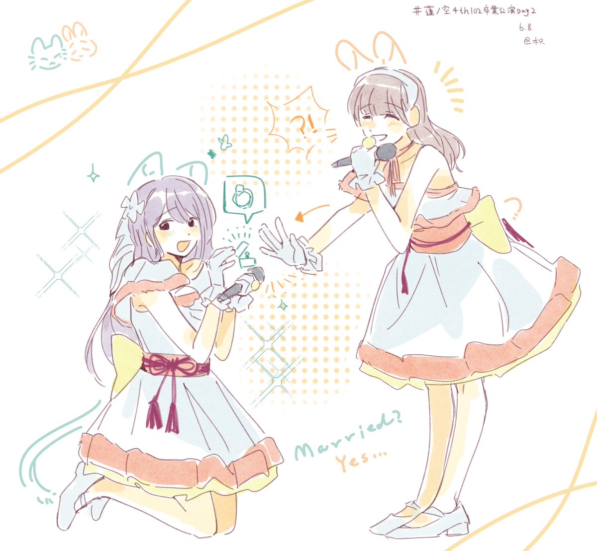 #蓮ノ空4th102期卒業公演Day2
💚🧡