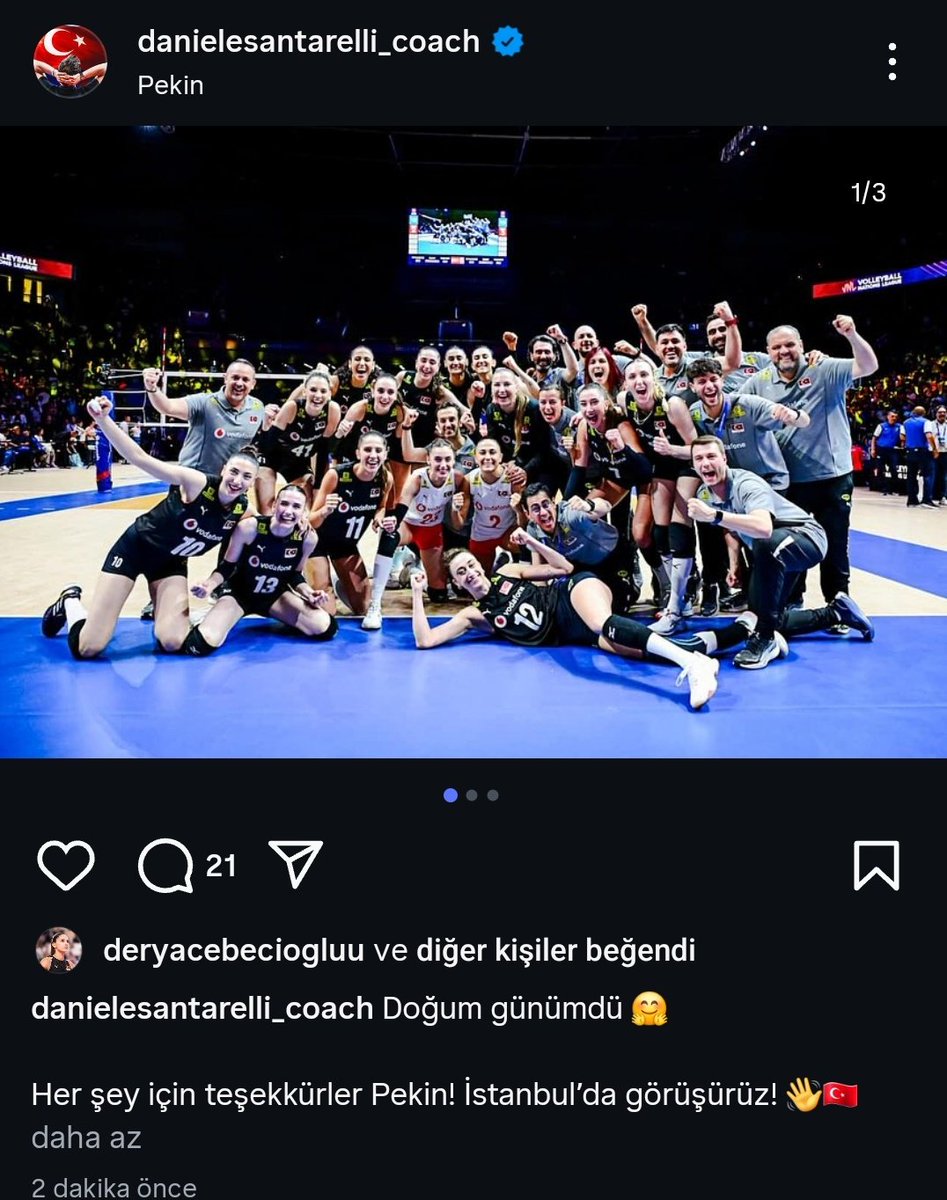 ⚡ Daniele Santarelli: Doğum günümdü 🤗