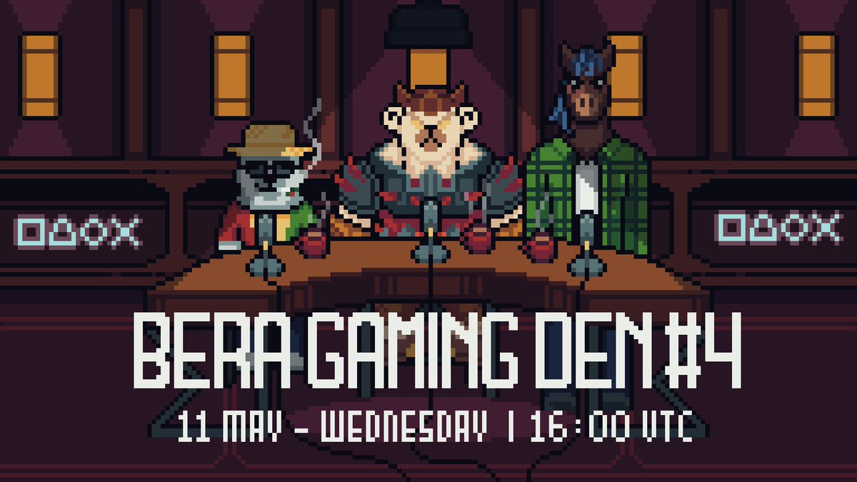 bera gaming den #4 this Wednesday

@beramonium and <a href="/berahorses/">Bera Horses</a> are back as we talk through why game economies start making more sense when they’re powered by PoL

spicy loot up for grabs too:

- 1 Smoke &amp; Mirrors NFT
- 1 Gemhunters NFT
- 5 GTD WL Berahorses

🗓️ June 11 | 🕓 16:00